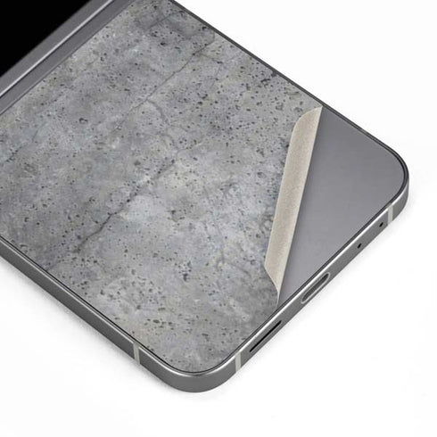 Natural Grey Concrete Galaxy Z Flip6 Skin